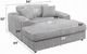 ACME Furniture Hilde Light Gray Chaise Lounger-2