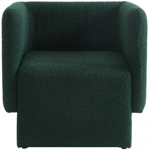 Meridian Furniture Vera Green Boucle Accent Chair-1