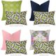 Laura Park Designs Lady Di Blue 14 x 20 Pillow-2