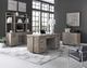 Aspenhome® Platinum Gray Linen Credenza Hutch-3