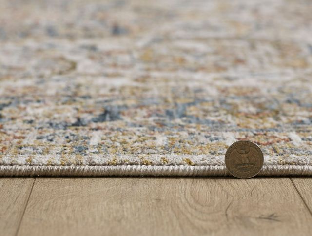 KAS Rugs Avani Ivory Medallion 5'x8' Area Rug-3
