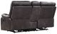 Emerald Home Jessie James Gray Power Reclining Loveseat-4