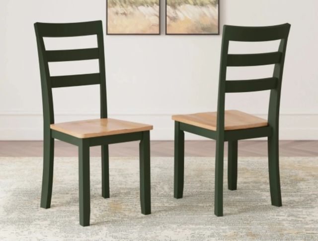 Signature Design by Ashley® Gesthaven Green/Natural Dining Side Chair-4