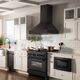 ZLINE 36" Black Stainless Steel Wall Mounted Range Hood -1
