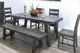 Sunny Designs™ Marina Black Sand Ladderback Chair with Turnbuckle-1