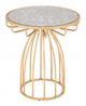 Zuo® Modern Silo Mirror Top Side Table with Gold Base-0