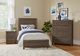 Vaughan-Bassett Fundamentals Gray Twin Panel Bed-1