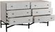Moe's Home Collection Faceout Whitewash Dresser-1