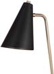 Bassett Mirror Inyo Antique Brass/Black Desk Lamp-2