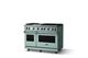 Viking® 5 Series 48" Splash Pro Style Gas (NG) Range with Polished Chrome Trim-2