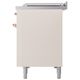 Ilve® Nostalgie II Series 48" Antique White Pro Style Dual Fuel Range-4