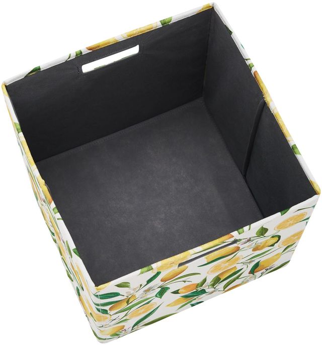 Linon Galli Set of Two Lemon Storage Bins-2