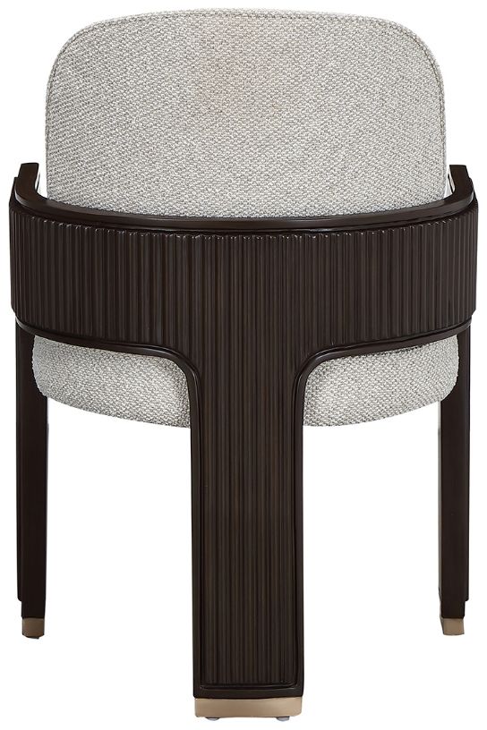 Michael Amini® West Kensington Medium Espresso Dining Arm Chair-3