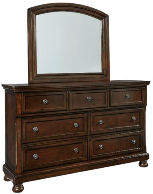 Millennium® Porter 4-Piece Rustic Brown King Storage Panel Bedroom Set-2