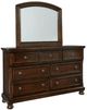 Millennium® Porter 4-Piece Rustic Brown King Storage Panel Bedroom Set-2