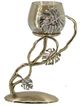 A & B Home Silver Pillar Candle Holder-0