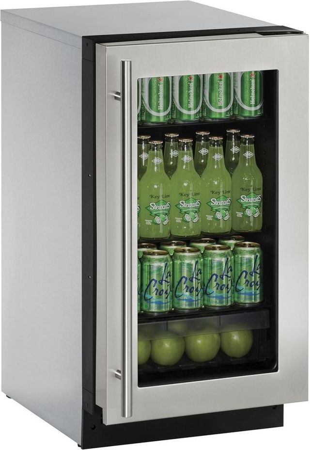 U-Line® 2000 Series 3.6 Cu. Ft. Stainless Steel Beverage Center