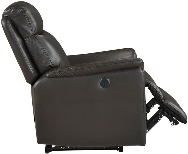 Mazin Furniture Leif Dark Brown Power Reclining Chair-2