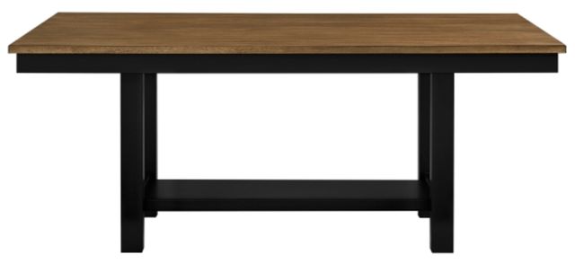 Homelegance® Tyler Black/Brown Dining Table-2