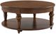 Flexsteel® Bellevue Whiskey Brown Round Coffee Table with Casters-0