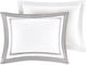 Olliix by Madison Park 8 Piece Grey Full/Queen Heritage Comforter and Coverlet Set Collection-2