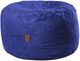 CordaRoy's® Navy Chenille Pouf Footstool-0