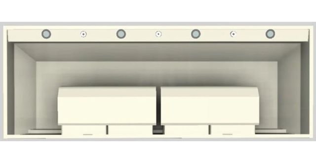 Vent-A-Hood® Designer Series 66" Biscuit Wall Mounted Range Hood-3