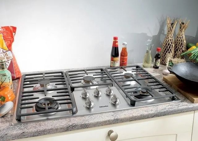 Miele 36" Gas Stainless Steel Cooktop-2