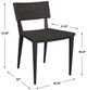 Uttermost® Calbas Java Black Aluminum/Wicker Indoor-Outdoor Side Chair-2
