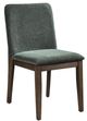 New Classic® Home Furnishings Kody 7-Piece Dark Walnut/Forest Green Oval Dining Set-3