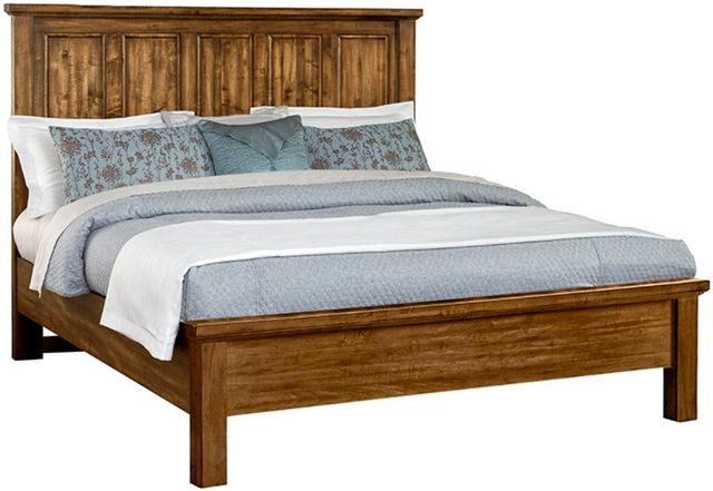 Artisan & Post by Vaughan-Bassett Maple Road Antique Amish California King Panel Mansion Bed-0