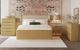 Elements International Sylvie Natural/White Upholstered Queen Panel Bed-1
