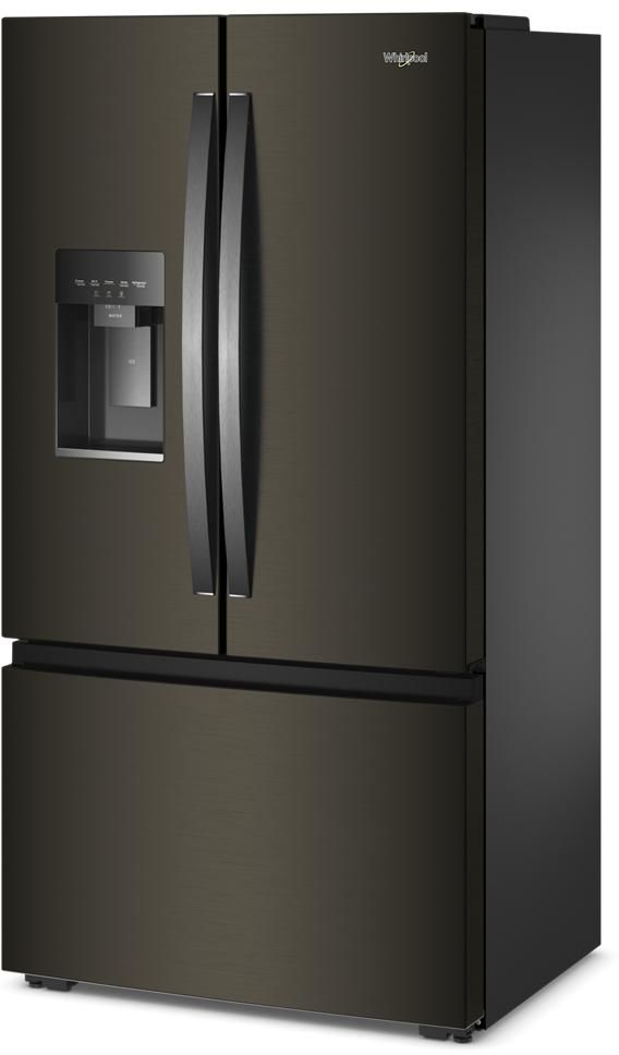 Whirlpool® 36" 23.4 Cu. Ft. Black Stainless Steel Counter Depth French Door Refrigerator-2