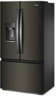 Réfrigérateur à portes françaises de 36 po à profondeur comptoir Whirlpool® de 23.4 pi³ - Acier inoxydable noir-2