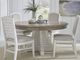 American WoodCrafters Meadowbrook Sand/Whitewash Round Dining Table-1