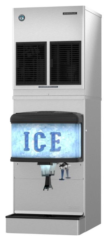Hoshizaki Cubelet 22" 588 lb. Stainless Steel Remote Air-Cooled Ice Maker-2
