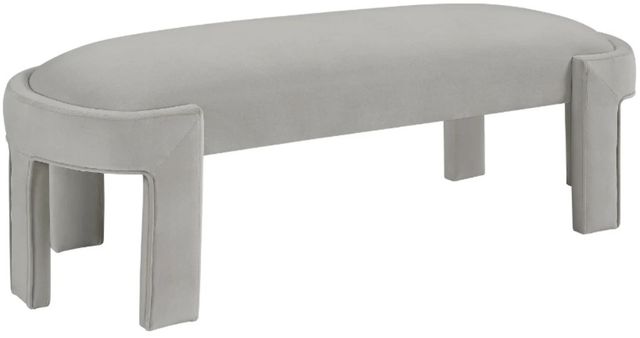 Homelegance® Flux Taupe Bench-0