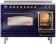 Ilve® Nostalgie II Series 48" Blue Pro Style Induction Range-3