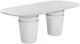 TOV Furniture Margot Light Gray Faux Plaster Indoor/Outdoor Oval Dining Table-0