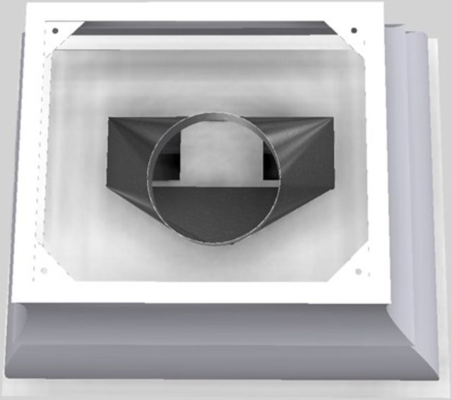 Vent-A-Hood® Designer Series 36" White Island Range Hood-2
