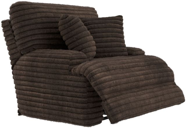 Catnapper® Cushy Chocolate Power Recliner with Power Adjustable Headrest-3