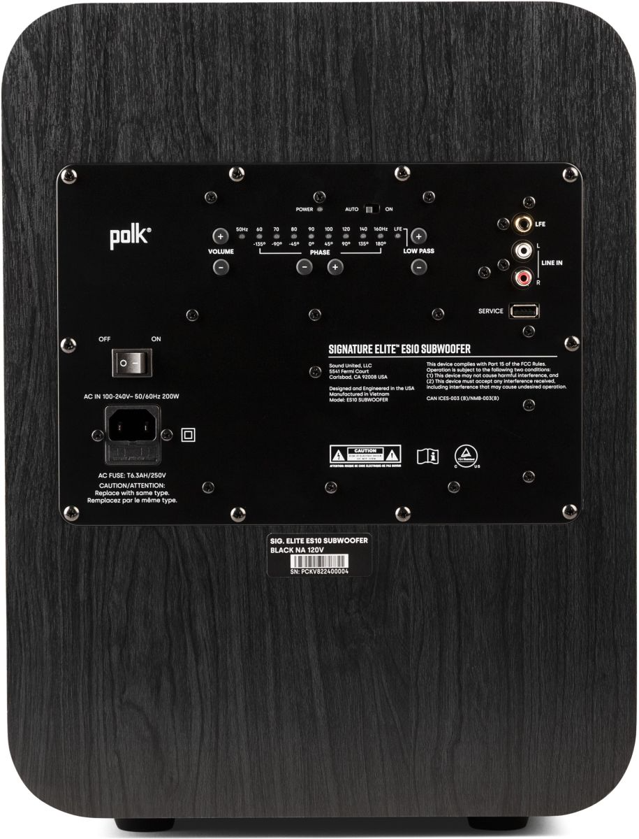 Polk Audio Signature Elite ES8 Subwoofer - Thumbnail 5