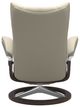 Stressless® by Ekornes® Customizable Wing Large Manual Recliner and Ottoman with Signature Base-3