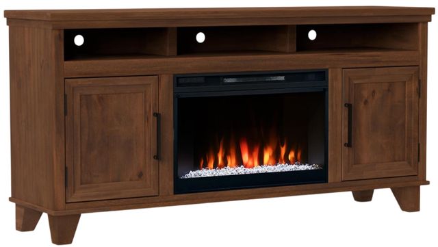 Legends Home Real Cozy Sonoma Whiskey 64" Fireplace Console-0