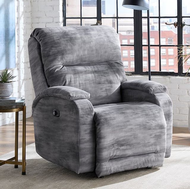 Best® Home Furnishings Customizable Field & Stream Home Maverly Fabric Power Rocker Recliner-4