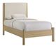 Elements International Jonas 3-Piece Natural Twin Bedroom Set-2