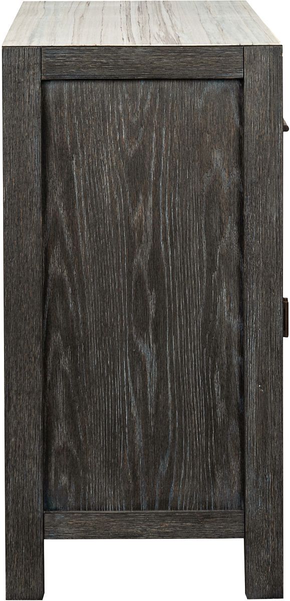 Magnussen Home® Plum Creek Marble/Ravenwood Black Sideboard-2