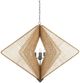 Currey & Company Hiroshi Koshitaka Shizen Hiroshi Gray/Natural Rope Chandelier-1