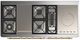 Ilve® Majestic III 60" Graphite Matte Pro Style Dual Fuel Natural Gas Range with French Top and Brass Trim-3
