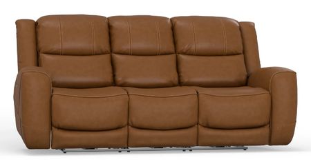 Toffee Power Leather Sofa
